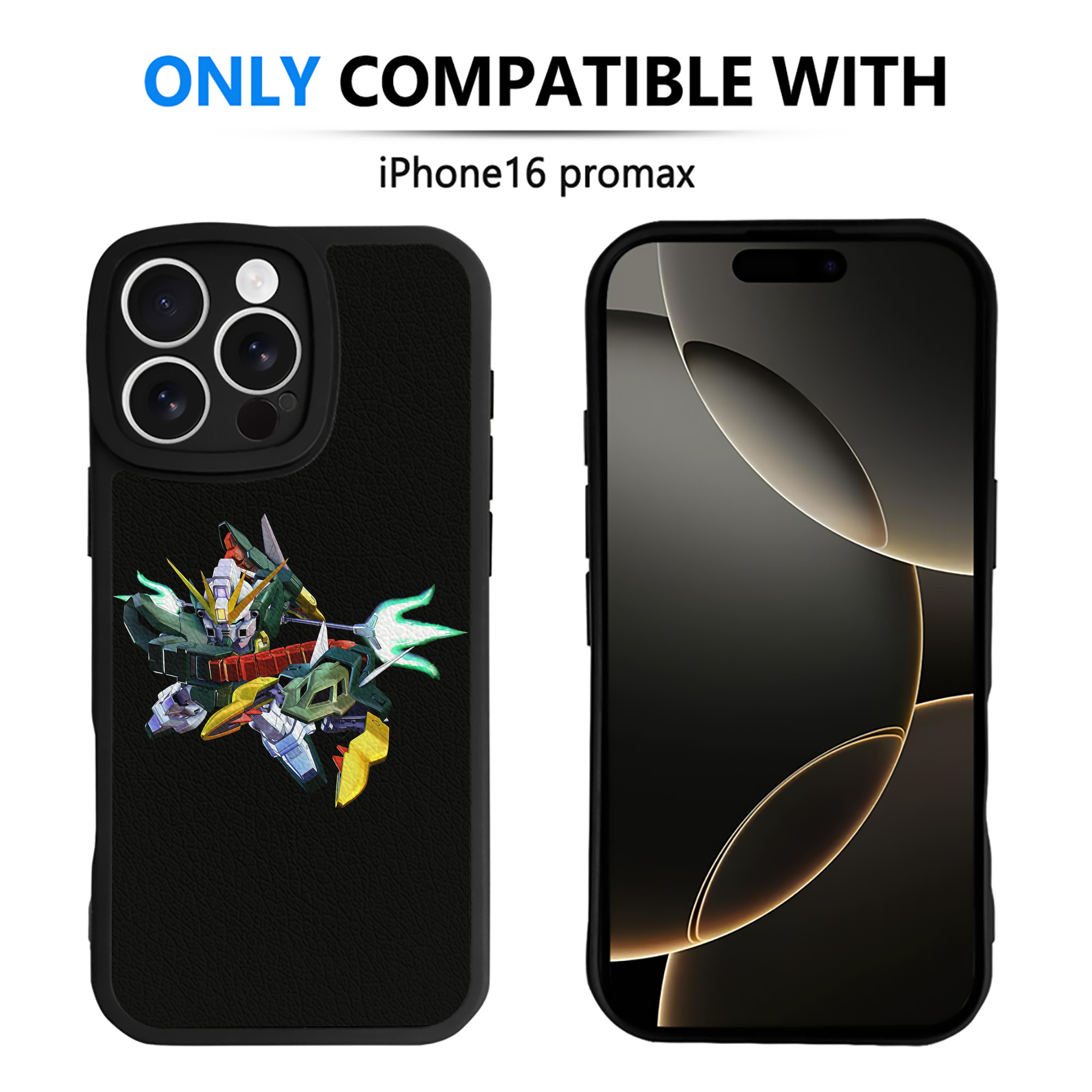 （画像用） 機動戦士ガンダム Mobile Suit Gundam 【iPhone 16シリーズ対応】シリコンスマホケース（レザー調） 材質：シリコン